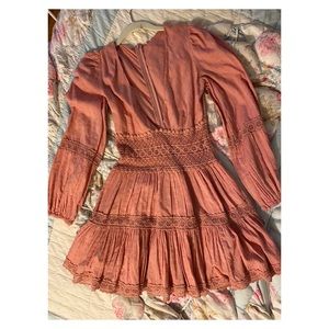 Free People Boho Crochet Dress sz: 0